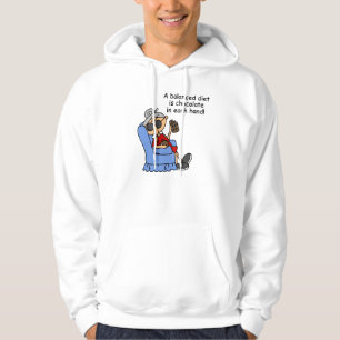 Evenwichtige chocoladedieet hoodie