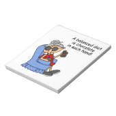 Evenwichtige chocoladedieet notitieblok (Linkerzijde)