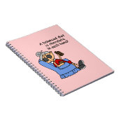 Evenwichtige chocoladedieet notitieboek (Rechterzijde)