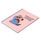 Evenwichtige chocoladedieet notitieboek (Linkerzijde)