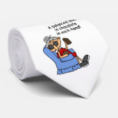 Evenwichtige chocoladedieet stropdas (Opgerold)