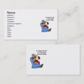 Evenwichtige chocoladedieet visitekaartje (Voorkant / Achterkant)