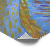 Evenwichtige Mind Paars en Goud Poster (Hoek)