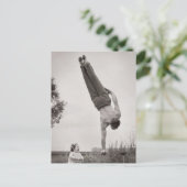 Evenwichtige papa briefkaart (Staand voorkant)