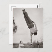 Evenwichtige papa briefkaart (Voorkant / Achterkant)