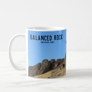 Evenwichtige Rock Idaho foto Koffiemok
