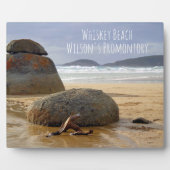 Evenwichtige Rocks en Driftwood op Australische st Fotoplaat (Voorkant)