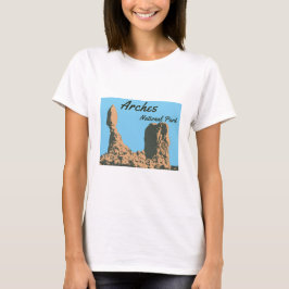 Evenwichtige rots in Arches National Park - Utah,  T-shirt