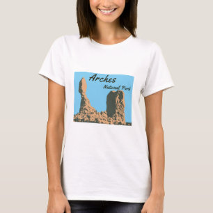 Evenwichtige rots in Arches National Park - Utah, T-shirt