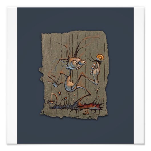 Evenwichtige slak, foto's afdrukken foto afdruk (Voorkant)