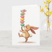 Evenwichtsact Vieringkaart Kaart (Gele Bloem)