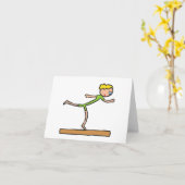 evenwichtsbalk kaart (Gele Bloem)