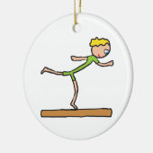 evenwichtsbalk keramisch ornament (Links)