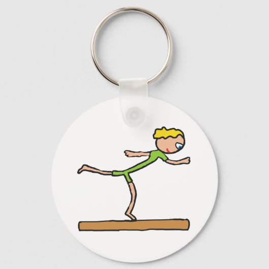 evenwichtsbalk sleutelhanger (Voorkant)