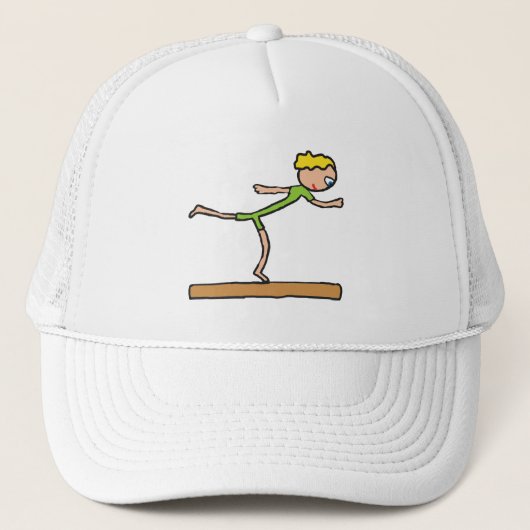 evenwichtsbalk trucker pet (Voorkant)