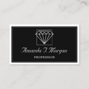 Evenwichtsbord Diamond Black White Visitekaartje