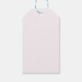 Evenwichtskunst van een babyolifant cadeaulabel (Achterkant)