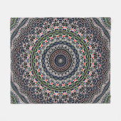Evenwichtsmandala Fleece Deken (Voorkant (Horizontaal))