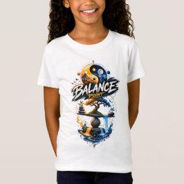 Evenwichtspunt – Kosmische Natuur Geometrische Kun T-shirt