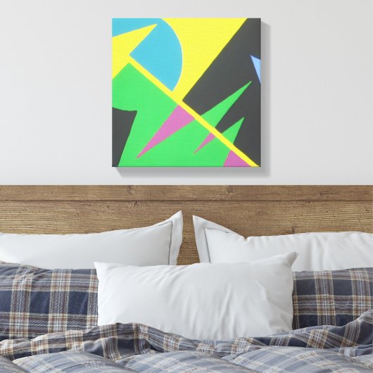Evenwichtspunten Canvas Afdruk (Insitu (Slaapkamer))