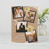 Ever After – Elegante aangepaste Jubilea Kaart (Staand voorkant)