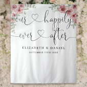 Ever After Script Rozen Trouwfoto Achtergrond Wandkleed