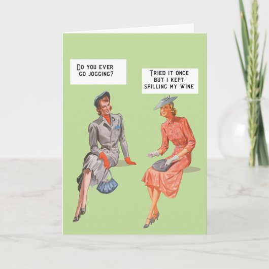Ever been jogging?card. kaart (Voorkant)