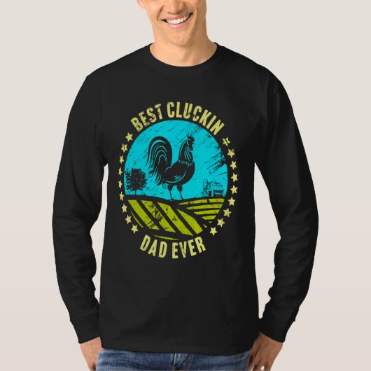 Ever Chicken Rooster Farmer T-shirt (Voorkant)