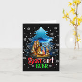 Ever Christmas Jesus Nativity Scene Merry Christma Kaart (Gele Bloem)