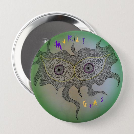 EvEr FlOwInG MaSK Ronde Button 4,0 Cm (Voorkant /achterkant)