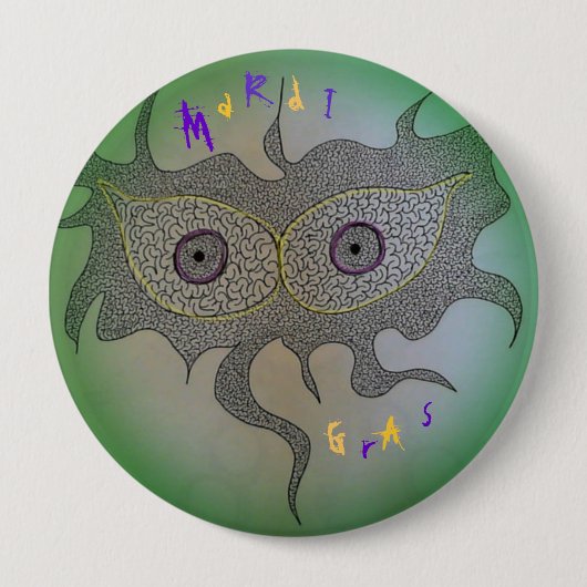 EvEr FlOwInG MaSK Ronde Button 4,0 Cm (Voorkant)