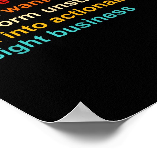 Ever Since I Was Young I Wanted Transform Unstruct Poster (Hoek)