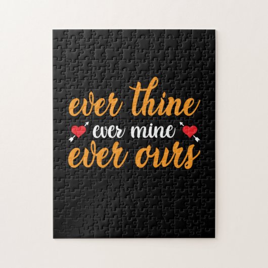 Ever Thine ooit Mine Ever Oons Legpuzzel (Verticaal)