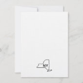 Ever Upward - Graduation Invitations Kaart (Achterkant)