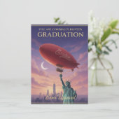 Ever Upward - Graduation Invitations Kaart (Staand voorkant)