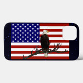 Ever Vigilant Bald Eagle Case-Mate iPhone Case (Achterkant (horizontaal))