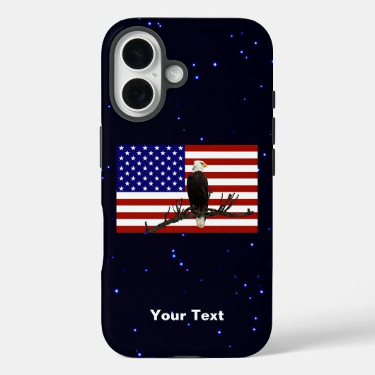 Ever Vigilant Bald Eagle Case-Mate iPhone Case (Achterkant)