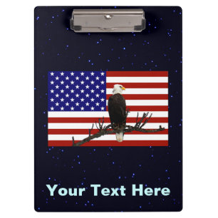 Ever Vigilant Bald Eagle Klembord