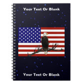 Ever Vigilant Bald Eagle Notitieboek (Voorkant)