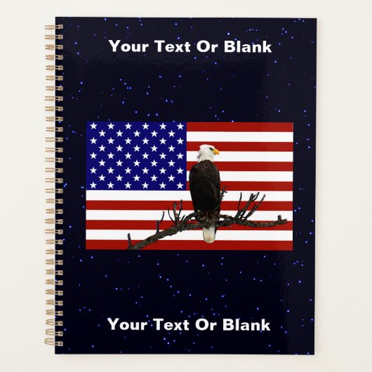 Ever Vigilant Bald Eagle Planner (Voorkant)