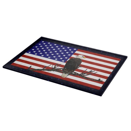 Ever Vigilant Bald Eagle Snijplank (Hoek)