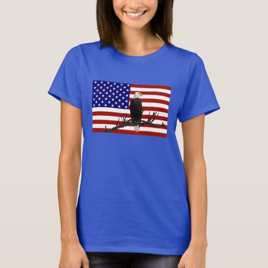 Ever Vigilant Bald Eagle T-shirt (Voorkant)