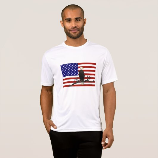 Ever Vigilant Bald Eagle T-shirt (Voorkant volledig)