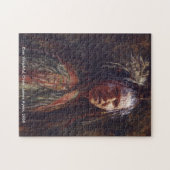 Ever Watchful, inheemse Amerikaanse krijger puzzel Legpuzzel (Horizontaal)