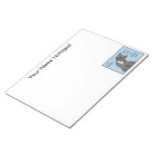 Ever Wonder Curious Cat Blue Notitieblok (Schuin)