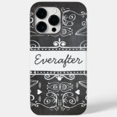 Everafter Chalkboard Typography Art Case-Mate iPhone Case (Achterkant)