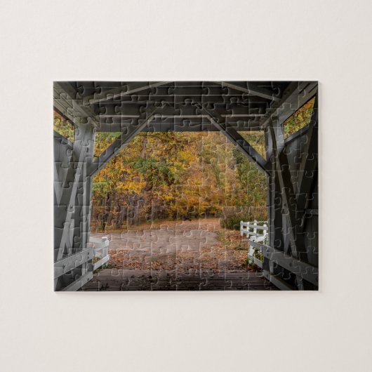 Everatt Road Covered Bridge Legpuzzel (Horizontaal)