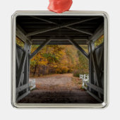 Everatt Road Covered Bridge Metalen Ornament (Voorkant)