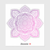 Everbloom Mandala Custom-Cut Vinyl Sticker (Vel)