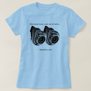 Everbody houdt van tweelingen...  Turbo - vrouwen  T-shirt
